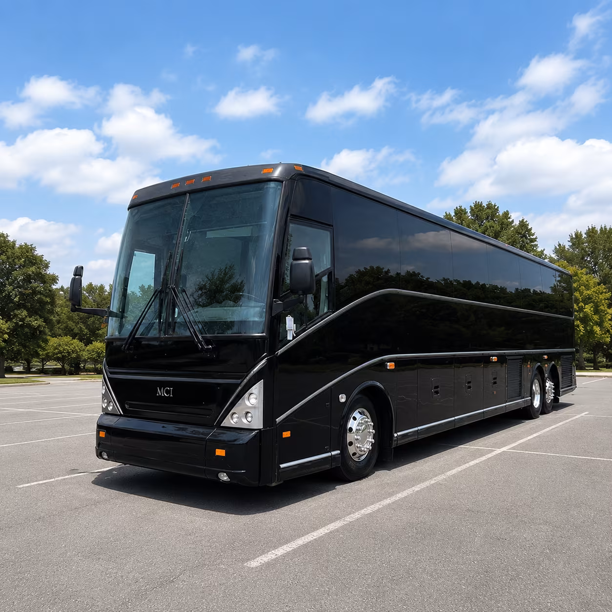 broken arrow bus rental service area
